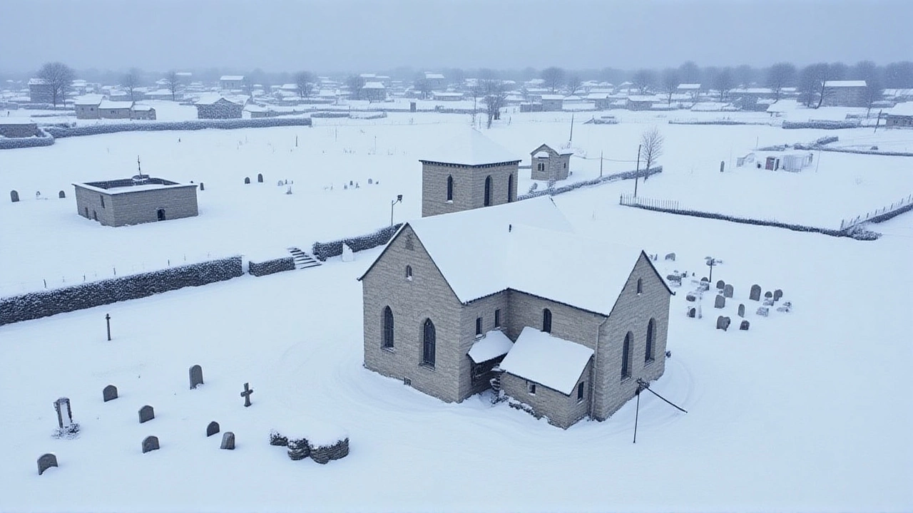 Rare Thundersnow and 25cm Snowfall Paralyze Northeast England in November